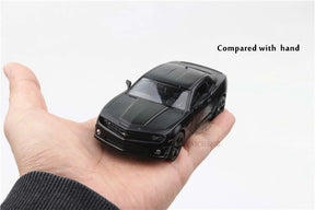 Chevrolet Camaro Alloy Diecast Car Model Toy, Carros puxados para trás, Presentes de aniversário para crianças, Coleções adultas, 2 Portas, 1:36