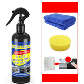 Restaurador de plástico para carro, produtos de limpeza de carro com brilho preto, restauração de couro plástico, polimento automático e reparo, renovador de revestimento