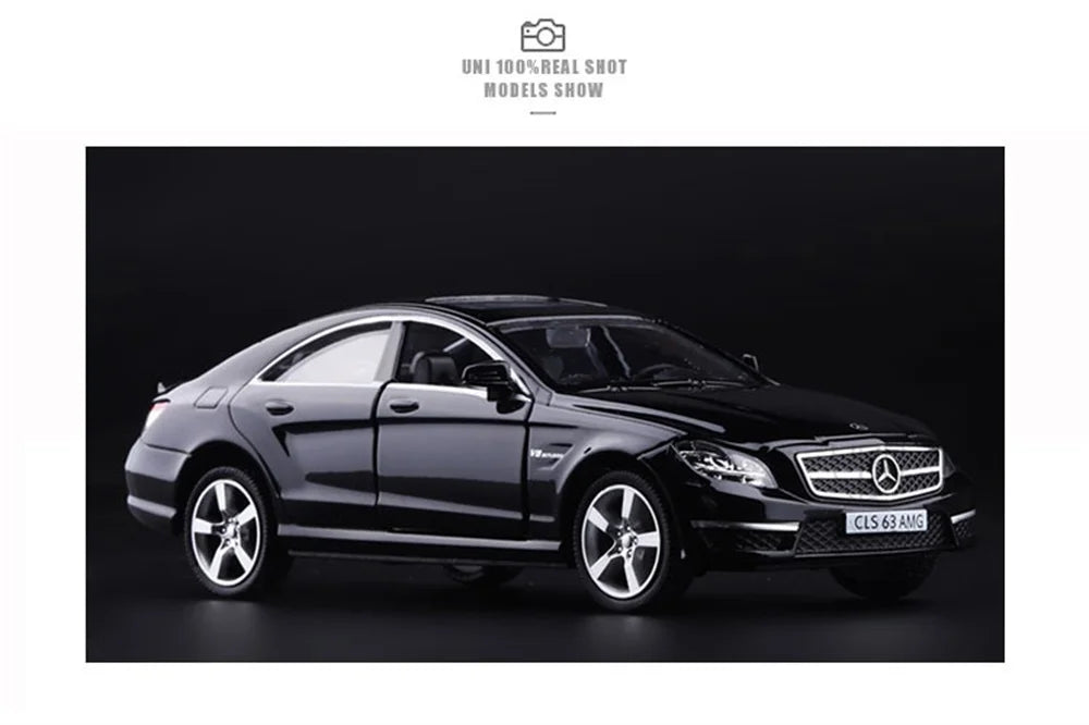 1/36 mercedes benz cls liga diecast modelo de carro de brinquedo puxar para trás veículos brinquedos para meninos crianças presentes para coleção infantil