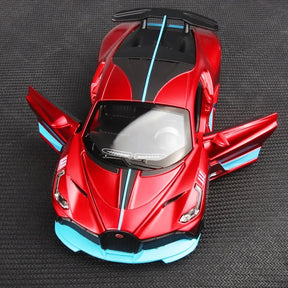 Modelo para Bugatti Metal Vehicle Racing Liga Modelo Carro Miniatura Diecast 1:32