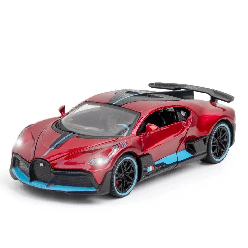 Modelo para Bugatti Metal Vehicle Racing Liga Modelo Carro Miniatura Diecast 1:32