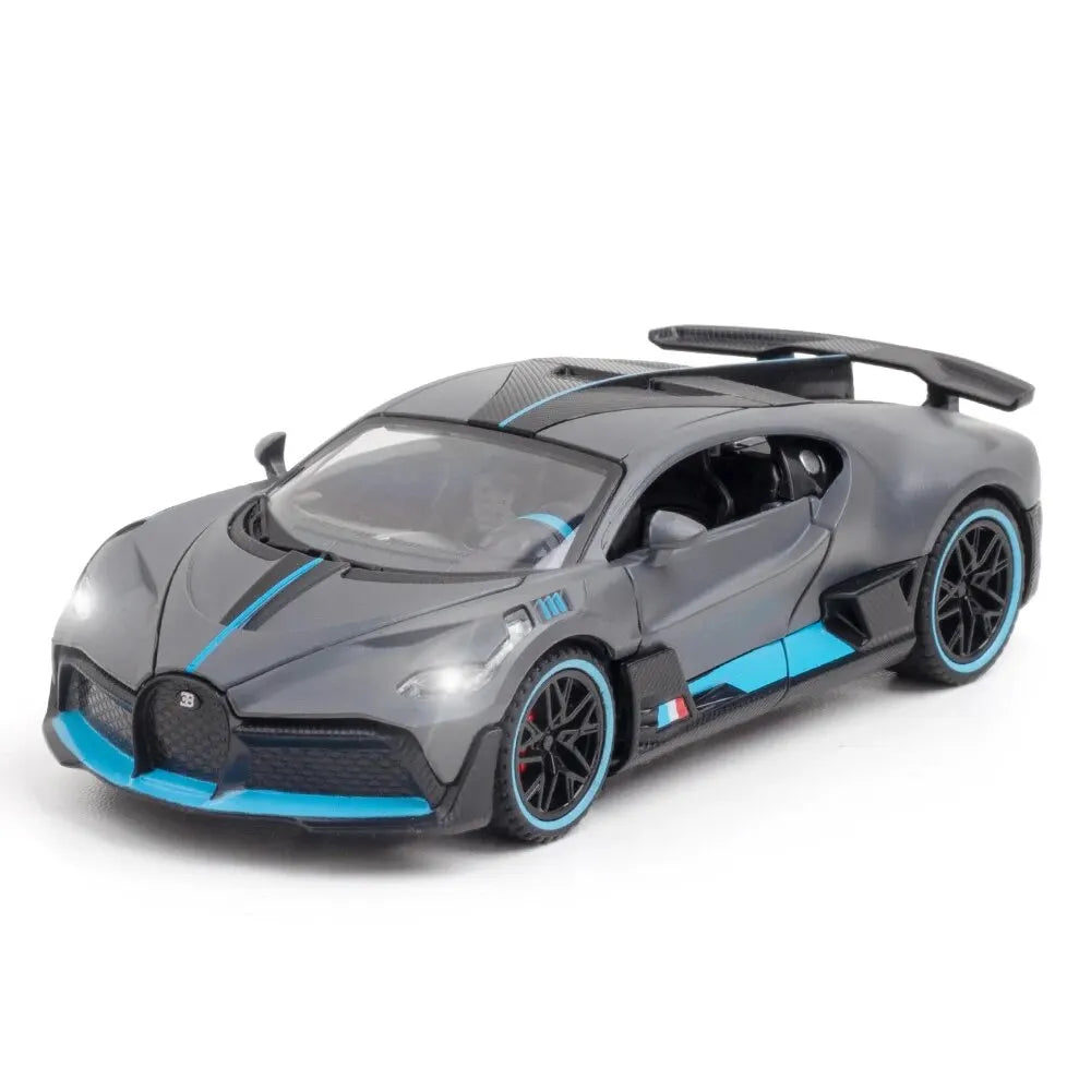 Modelo para Bugatti Metal Vehicle Racing Liga Modelo Carro Miniatura Diecast 1:32