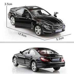 1/36 mercedes benz cls liga diecast modelo de carro de brinquedo puxar para trás veículos brinquedos para meninos crianças presentes para coleção infantil