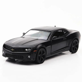 Chevrolet Camaro Alloy Diecast Car Model Toy, Carros puxados para trás, Presentes de aniversário para crianças, Coleções adultas, 2 Portas, 1:36