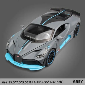 Modelo para Bugatti Metal Vehicle Racing Liga Modelo Carro Miniatura Diecast 1:32