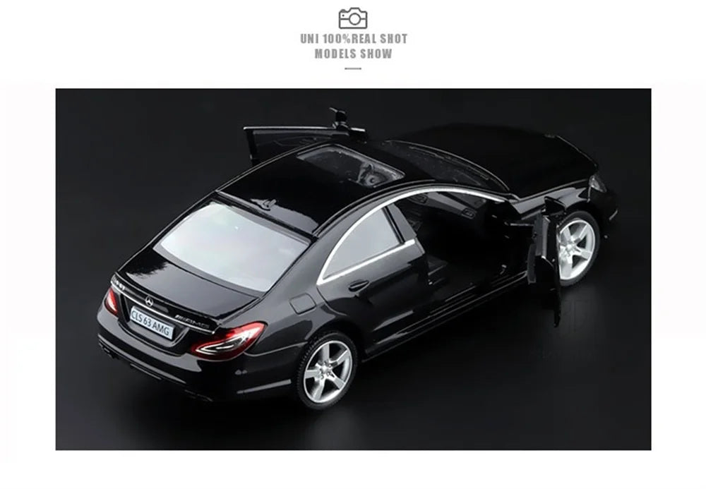 1/36 mercedes benz cls liga diecast modelo de carro de brinquedo puxar para trás veículos brinquedos para meninos crianças presentes para coleção infantil