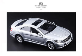 1/36 mercedes benz cls liga diecast modelo de carro de brinquedo puxar para trás veículos brinquedos para meninos crianças presentes para coleção infantil